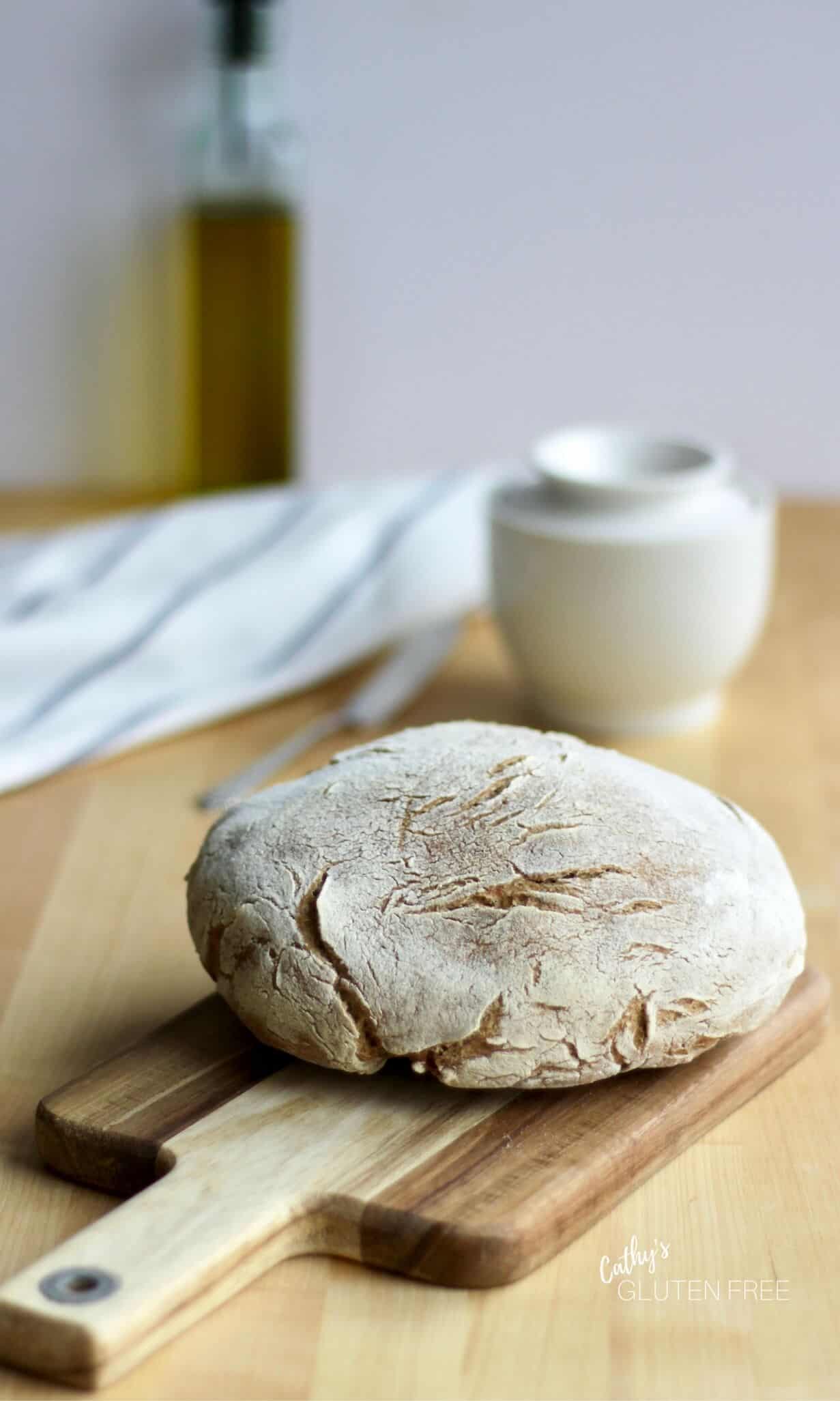 Gluten Free Crusty Bread Recipe | CathysGlutenFree.com