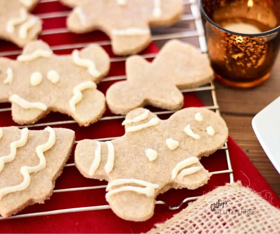 Gluten and Dairy Free Gingerbread Cookies | CathysGlutenFree.com