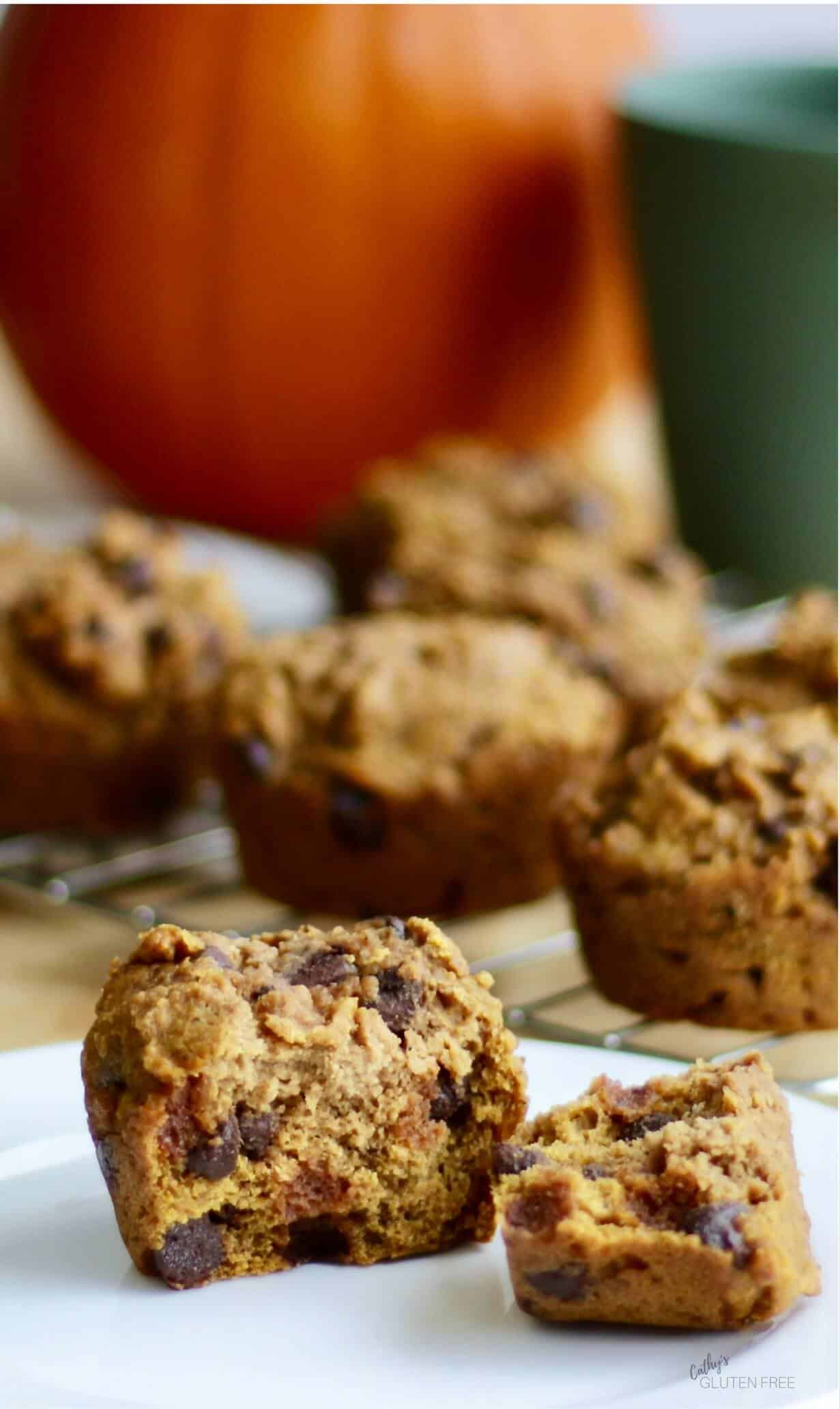 Gluten Free Pumpkin Muffins taste great! CathysGlutenFree.com
