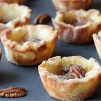 Butter Tarts with Tender Flaky Gluten Free Crust CathysGlutenFree.com