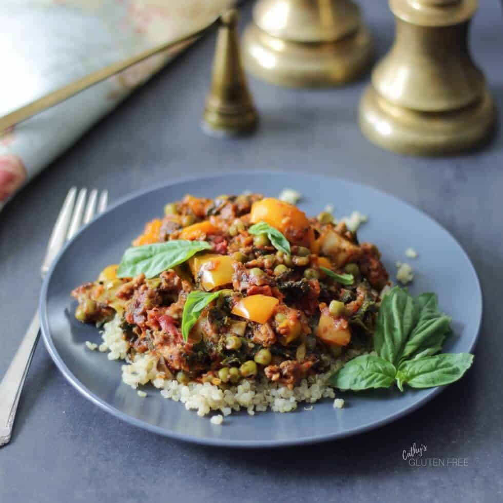 Quinoa “Pasta” Bowl from the Elimination Diet Meal Plan is delicious!