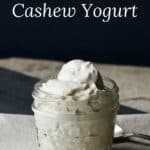 Vegan Cashew Yogurt Recipe and Video #dairyfree #vegan #glutenfree #paleo #keto