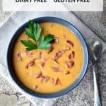 Roasted Sweet Potato Soup | Dairy Free, Gluten Free, Nut Free