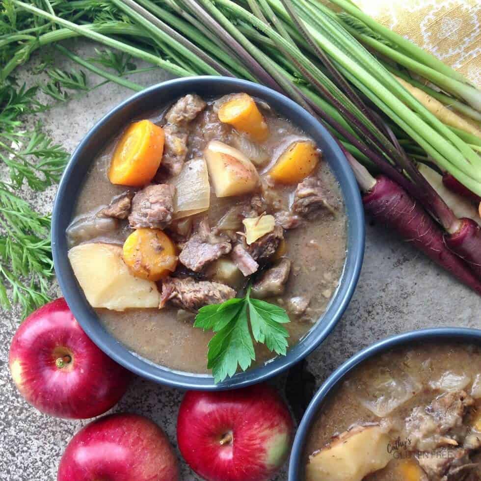 Gluten Free Cider Beef Stew