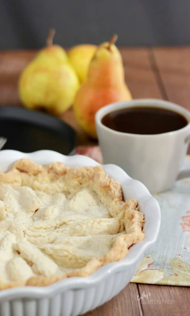 Fresh Pear Pie Gluten Free, Dairy Free, Nut Free Baking