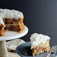 Carrot Cake with Pineapple and Coconut