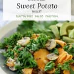 Ground Beef Skillet with Sweet Potato and Kale