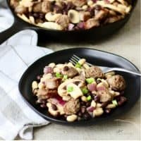 Easy Sausage and Beans Skillet