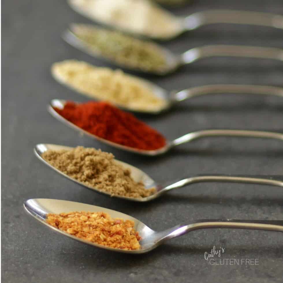 spoons of spices