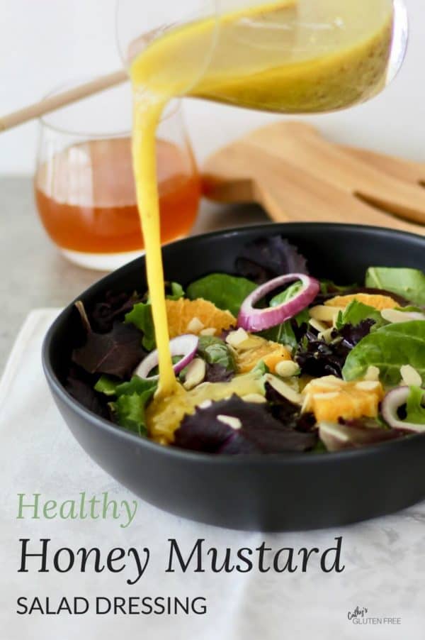 Quick, Easy, Healthy Honey Mustard Salad Dressing