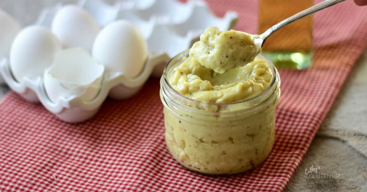 How to Make OneMinute Homemade Mayonnaise Cathy's Gluten Free