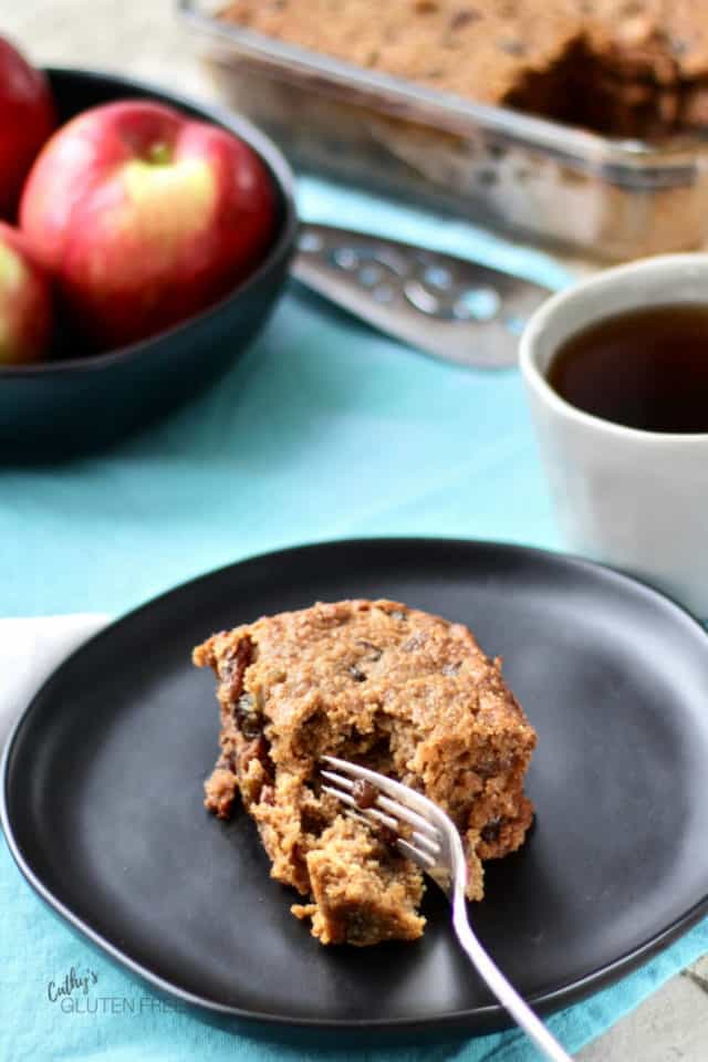 Gluten Free Applesauce Spice Cake with Raisins Cathy's Gluten Free