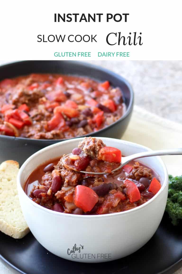 Slow Cooker Chili Made in the Instant Pot Cathy's Gluten Free