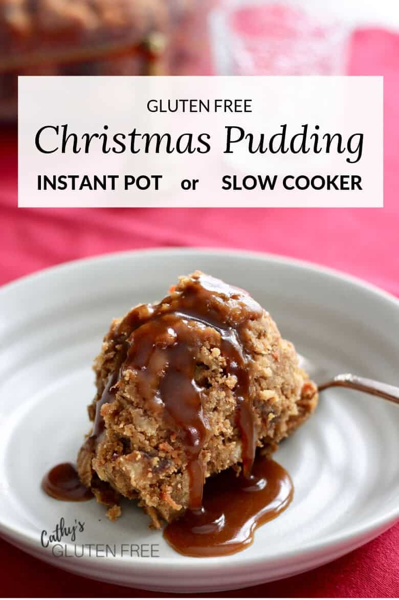 Gluten Free Carrot Christmas Pudding with Sauce | Cathy's Gluten Free