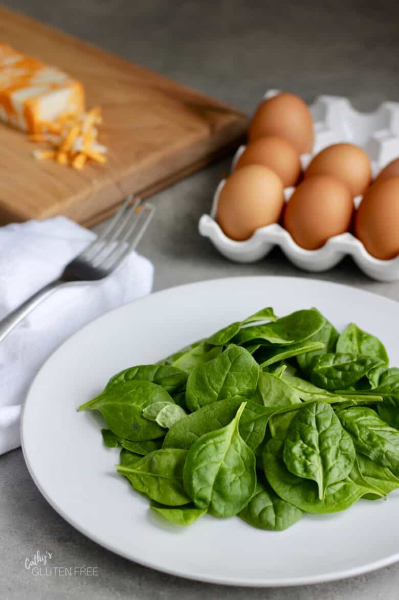 Warm Spinach Salad with Egg