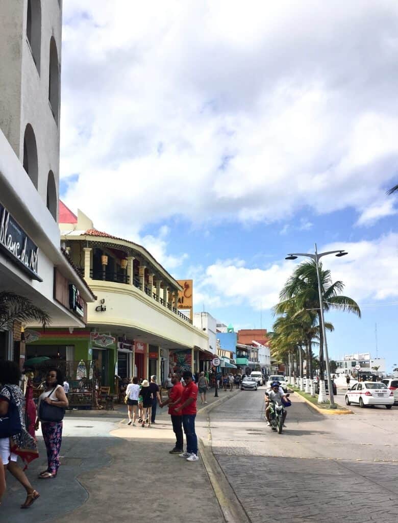 A Street in Cozumel, Mexico