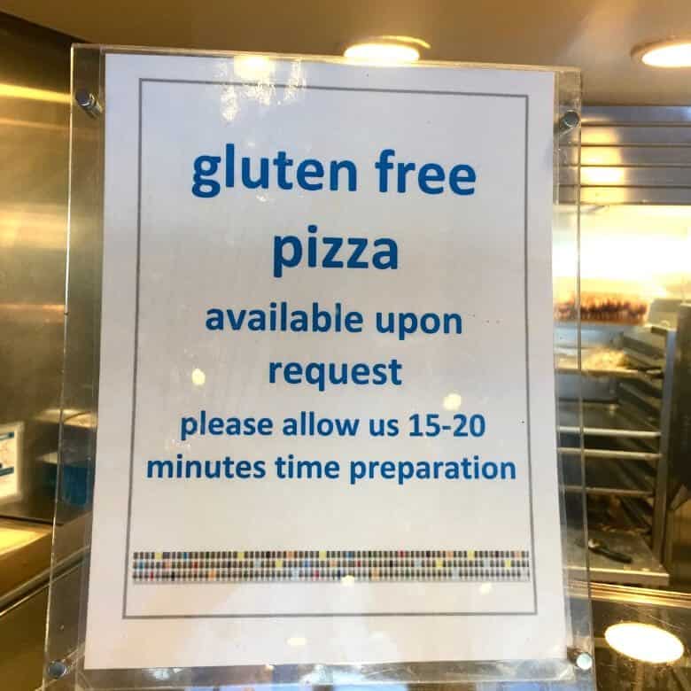 Gluten Free Pizza Sign