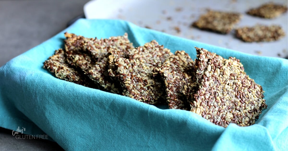 Flax Seed Crackers Cathy's Gluten Free