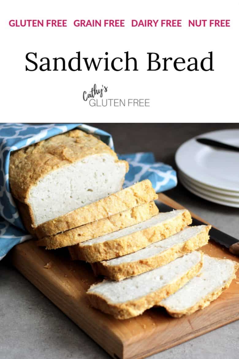 sliced grain free sandwich bread