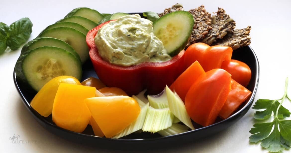 Avocado Veggie Dip Recipe Cathy's Gluten Free