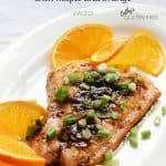 Easy Salmon with Maple and Orange Glaze