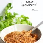 homemade taco seasoning mix