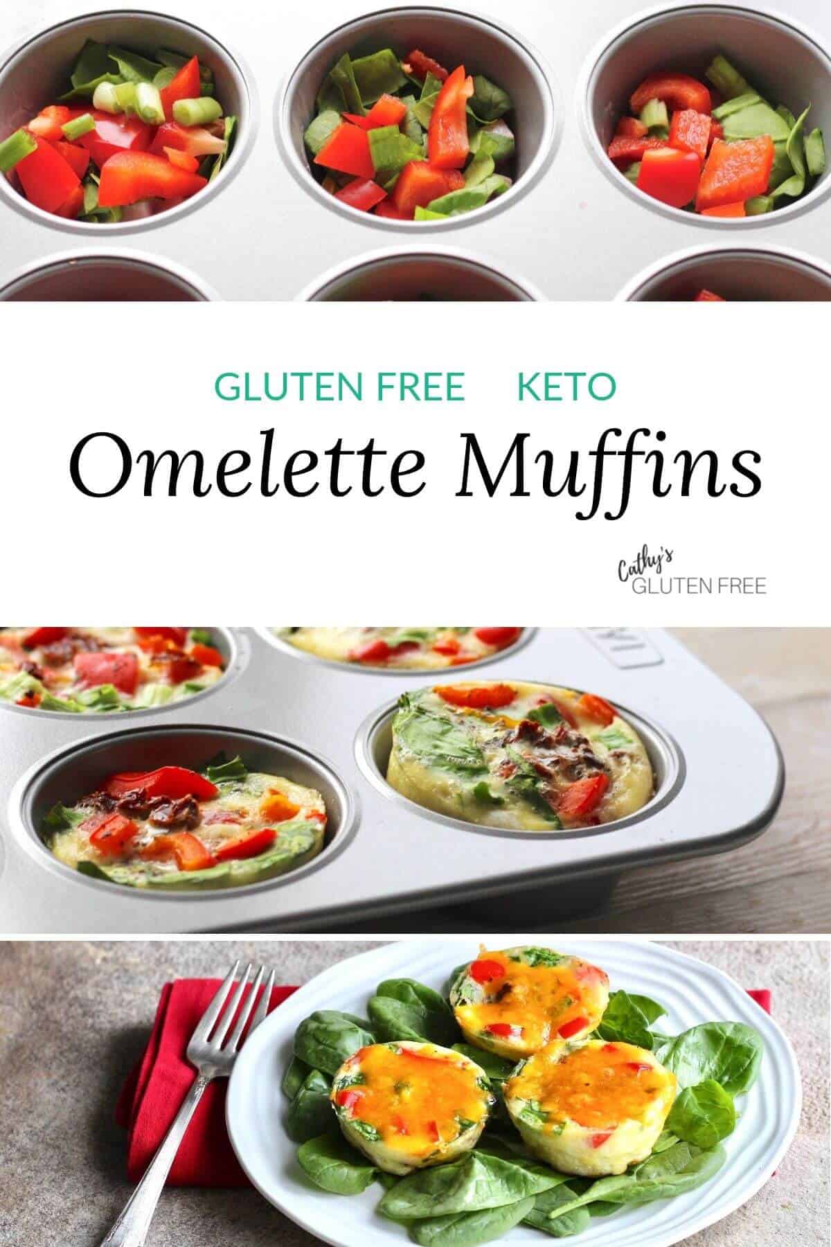 Omelette Muffins (KetoDiet Friendly) Cathy's Gluten Free