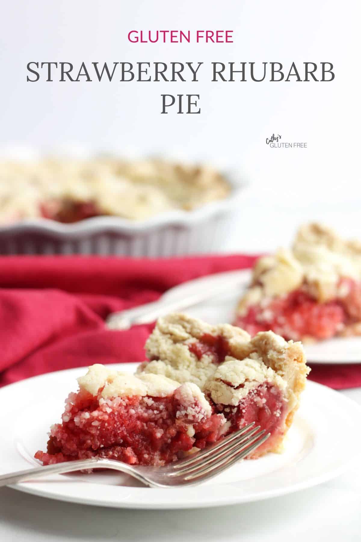 Gluten Free Strawberry Rhubarb Pie Cathy's Gluten Free