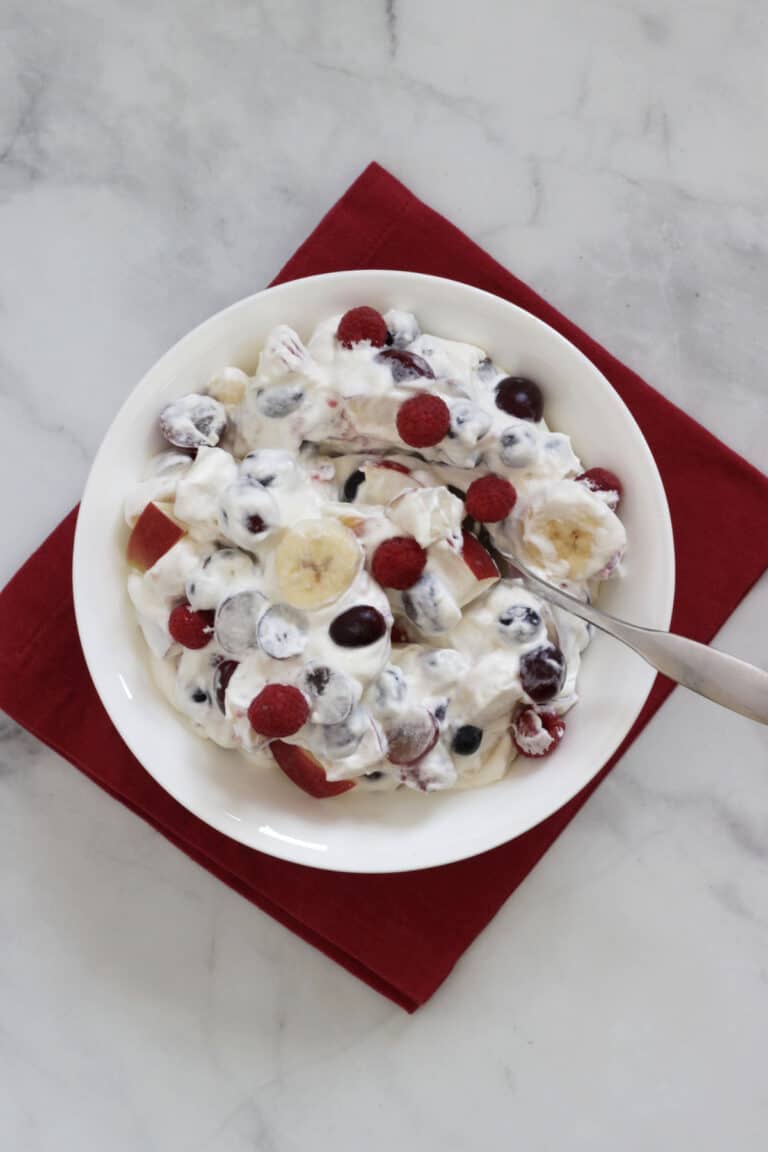 Fruit Salad with Whipped Cream Recipe Cathy's Gluten Free