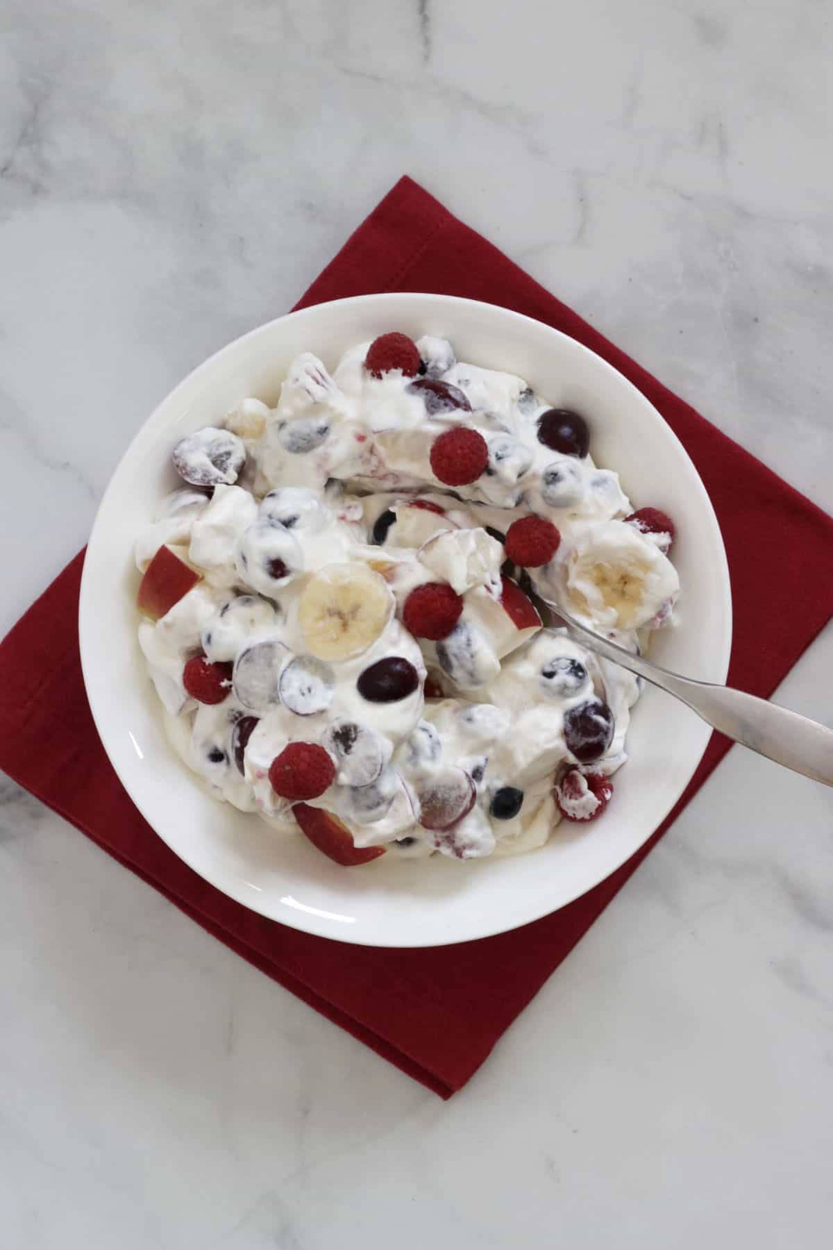 Fruit Salad with Whipped Cream Recipe Cathy's Gluten Free