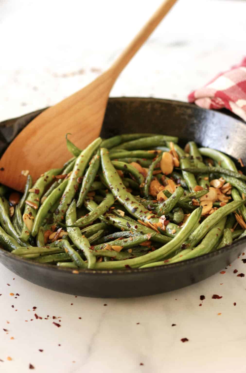 Sautéed Green Beans with Almonds Cathy's Gluten Free