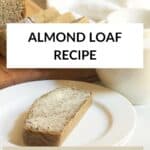 almond loaf ingredients in blender.